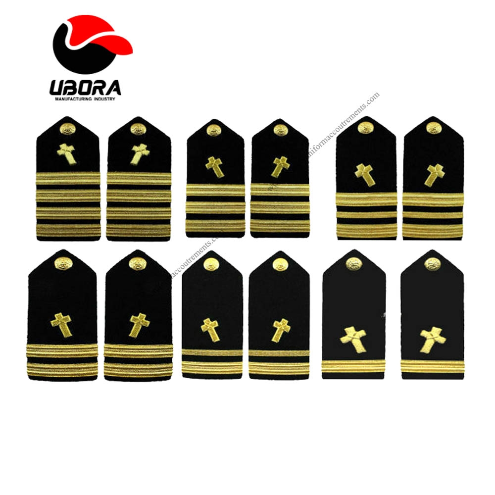 NEW US AUTHENTIC CHRISTIAN CHAPLAIN HARD SHOULDER BOARDS RANKS CP MADE